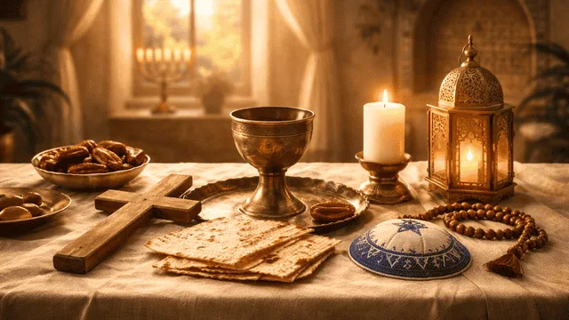 Cómo viven esta semana judíos, musulmanes y cristianos